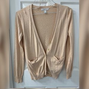 Large cream cardigan